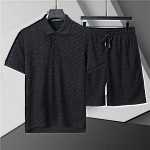Louis Vuitton Short Sleeve Polo Shirt and Shorts Set For Men For Men # 305838, cheap LV Shirt Short Set