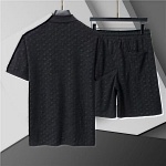 Louis Vuitton Short Sleeve Polo Shirt and Shorts Set For Men For Men # 305838, cheap LV Shirt Short Set