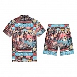 Amiri Short Sleeve Shirt and Shorts Set For Men For Men # 305841, cheap Amiri Shirt Short