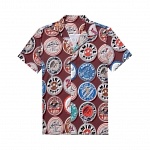 Amiri Short Sleeve Polo Shirt and Shorts Set For Men For Men # 305843, cheap Amiri Shirt Short