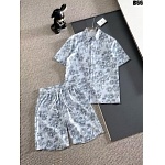Dior Short Sleeve Polo Shirt and Shorts Set For Men For Men # 305858