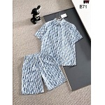 Dior Short Sleeve Polo Shirt and Shorts Set For Men For Men # 305860