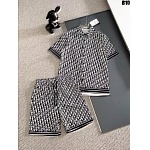 Dior Short Sleeve Polo Shirt and Shorts Set For Men For Men # 305861