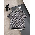 Dior Short Sleeve Polo Shirt and Shorts Set For Men For Men # 305861, cheap Dior Shirt Short Set