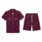 Versace Short Sleeve Polo Shirt and Shorts Set For Men For Men # 305904
