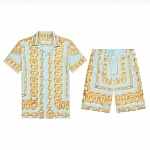 Versace Short Sleeve Polo Shirt and Shorts Set For Men For Men # 305905, cheap Versace Shirt Short