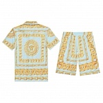Versace Short Sleeve Polo Shirt and Shorts Set For Men For Men # 305905, cheap Versace Shirt Short