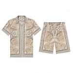 Versace Short Sleeve Polo Shirt and Shorts Set For Men For Men # 305908, cheap Versace Shirt Short