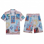 Fendi Short Sleeve Polo Shirt and Shorts Set For Men For Men # 305909, cheap Fendi Shirt Short