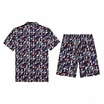 Fendi Short Sleeve Polo Shirt and Shorts Set For Men For Men # 305911, cheap Fendi Shirt Short