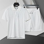 Fendi Short Sleeve Polo Shirt and Shorts Set For Men For Men # 305912, cheap Fendi Shirt Short