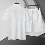 Fendi Short Sleeve Polo Shirt and Shorts Set For Men For Men # 305912, cheap Fendi Shirt Short