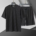 Fendi Short Sleeve Polo Shirt and Shorts Set For Men For Men # 305913, cheap Fendi Shirt Short