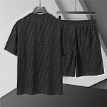 Fendi Short Sleeve Polo Shirt and Shorts Set For Men For Men # 305913, cheap Fendi Shirt Short