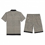 Gucci Short Sleeve Shirt and Shorts Set For Men For Men # 305917, cheap Gucci Shirt Short