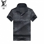 Louis Vuitton Short Sleeve Polo Shirts For Men # 305984, cheap Short Sleeved