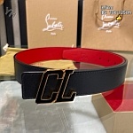 Christian Louboutin 3.5 cm Width Belt For Men # 306021