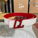 Christian Louboutin 3.5 cm Width Belt For Men # 306022