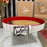 Christian Louboutin 3.5 cm Width Belt For Men # 306026, cheap Christian Louboutin