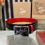 Christian Louboutin 3.5 cm Width Belt For Men # 306027