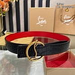 Christian Louboutin 3.5 cm Width Belt For Men # 306031, cheap Christian Louboutin