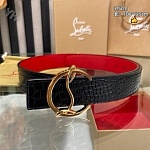 Christian Louboutin 3.5 cm Width Belt For Men # 306032