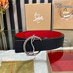 Christian Louboutin 3.5 cm Width Belt For Men # 306033, cheap Christian Louboutin