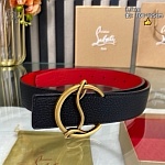 Christian Louboutin 3.5 cm Width Belt For Men # 306034