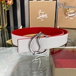 Christian Louboutin 3.5 cm Width Belt For Men # 306035, cheap Christian Louboutin