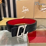 Christian Louboutin 3.5 cm Width Belt For Men # 306038, cheap Christian Louboutin