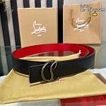 Christian Louboutin 3.5 cm Width Belt For Men # 306043, cheap Christian Louboutin