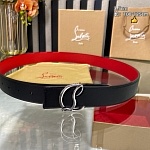 Christian Louboutin 3.5 cm Width Belt For Men # 306045, cheap Christian Louboutin