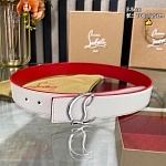 Christian Louboutin 3.5 cm Width Belt For Men # 306046, cheap Christian Louboutin