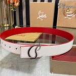 Christian Louboutin 3.5 cm Width Belt For Men # 306047