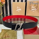 Christian Louboutin 3.5 cm Width Belt For Men # 306049