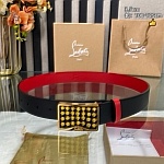 Christian Louboutin 3.5 cm Width Belt For Men # 306052