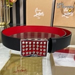 Christian Louboutin 3.5 cm Width Belt For Men # 306054