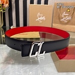 Christian Louboutin 3.8cm Width Belt For Men # 306056, cheap Christian Louboutin