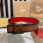 Christian Louboutin 3.8cm Width Belt For Men # 306059, cheap Christian Louboutin