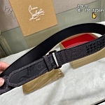 Christian Louboutin 3.8cm Width Belt For Men # 306062, cheap Christian Louboutin