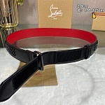 Christian Louboutin 3.8cm Width Belt For Men # 306063, cheap Christian Louboutin
