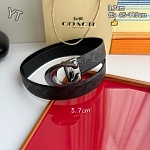 Coach 3.7cm Width Belt For Men # 306065, cheap Coach Belts