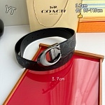 Coach 3.7cm Width Belt For Men # 306066, cheap Coach Belts