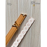 Louis Vuitton 2.0cm Width Belts  # 306283, cheap LouisVuitton Belts