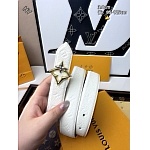 Louis Vuitton 3.0cm Width Belts  # 306289