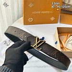 Louis Vuitton 3.5cm Width Belts  # 306294, cheap LouisVuitton Belts