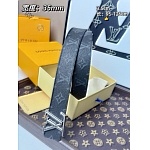 Louis Vuitton 3.5cm Width Belts  # 306296
