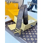Louis Vuitton 3.5cm Width Belts  # 306297