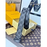 Louis Vuitton 3.5cm Width Belts  # 306299