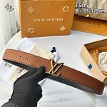 Louis Vuitton 3.5cm Width Belts  # 306303